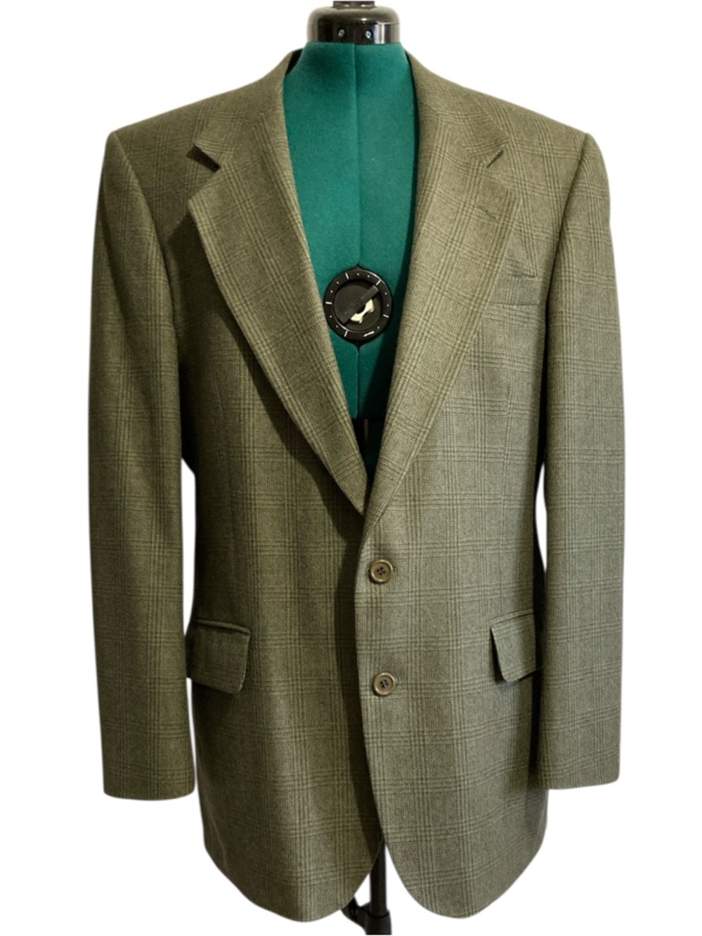 Vintage Oscar de la Renta Wool Plaid Blazer